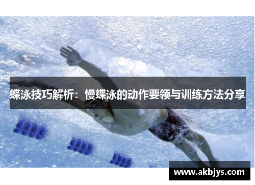 蝶泳技巧解析：慢蝶泳的动作要领与训练方法分享